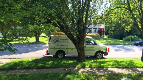 altafiber installation van
