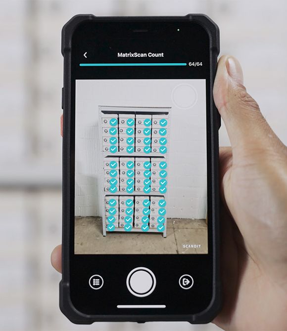matrixscan count retail counting packages back of house