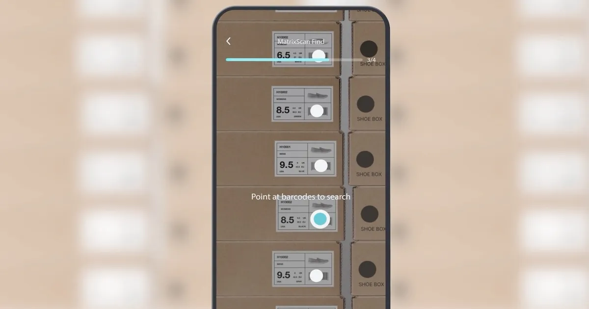 MatrixScan Find | Use AR to Find Products | Scandit