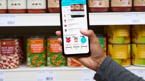 SparkScan grocery aisle mobile scanning barcode
