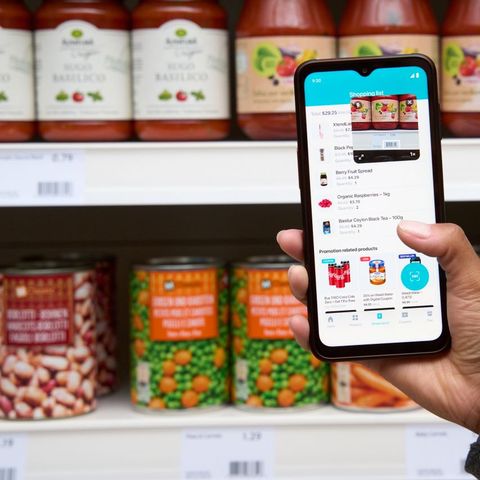 SparkScan grocery aisle mobile scanning barcode