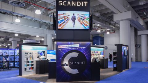 Scandit booth at NRF