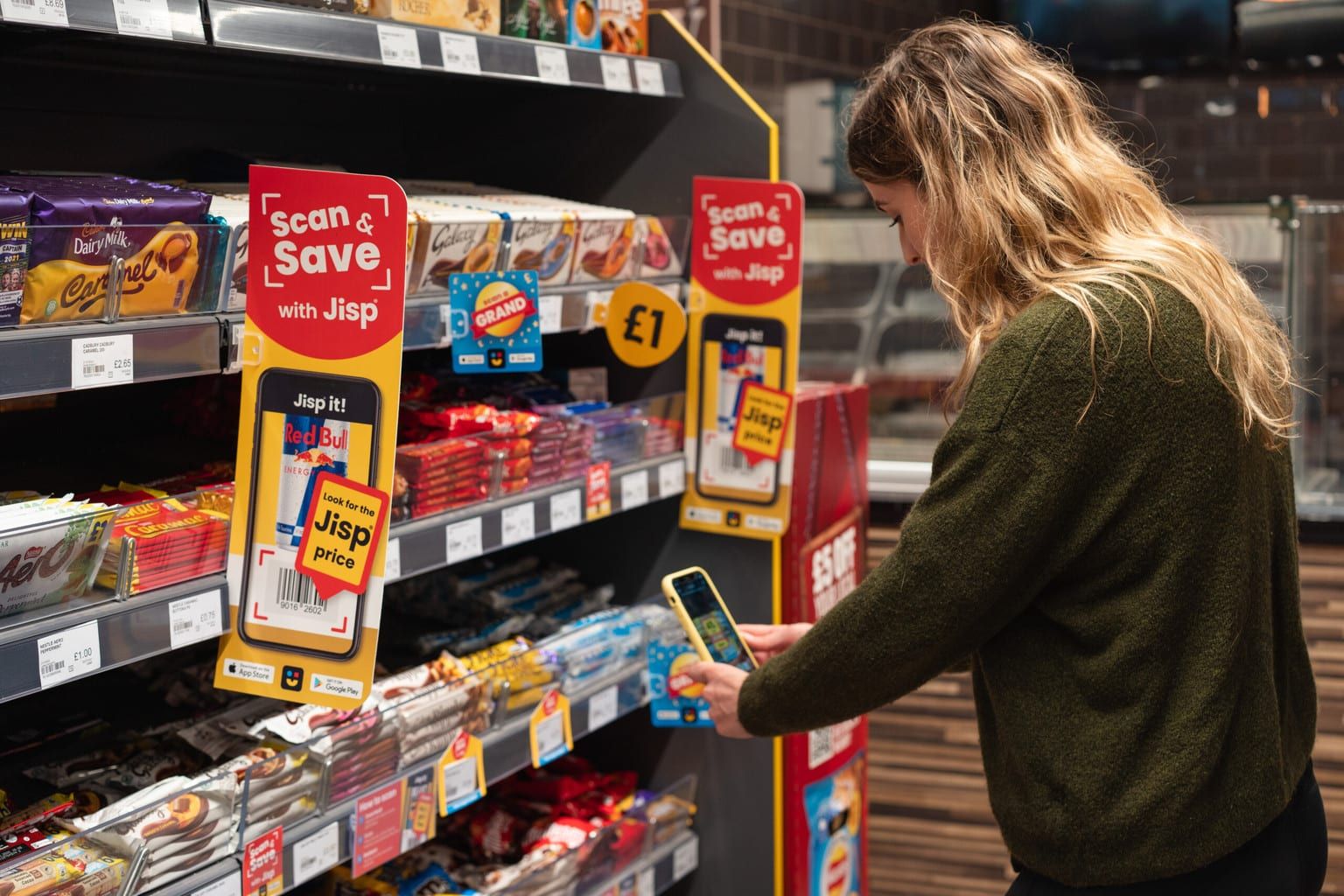 jisp instore customer scanning mobile device