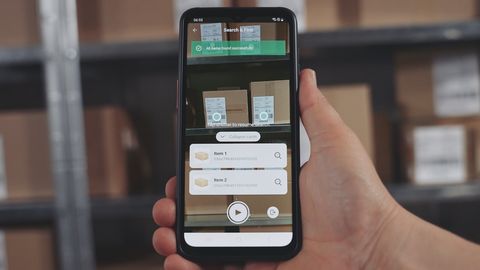 MatrixScan Find back of house mobile device ar scanning barcodes